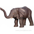 Outdoor Life Size Bronze Elephant Sculpture for Sale